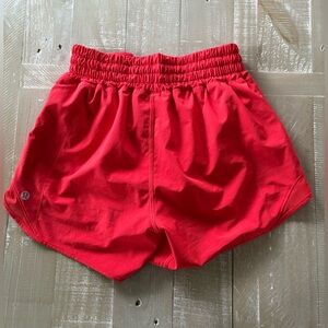 lululemon Red Hotty Hot Shorts size 2